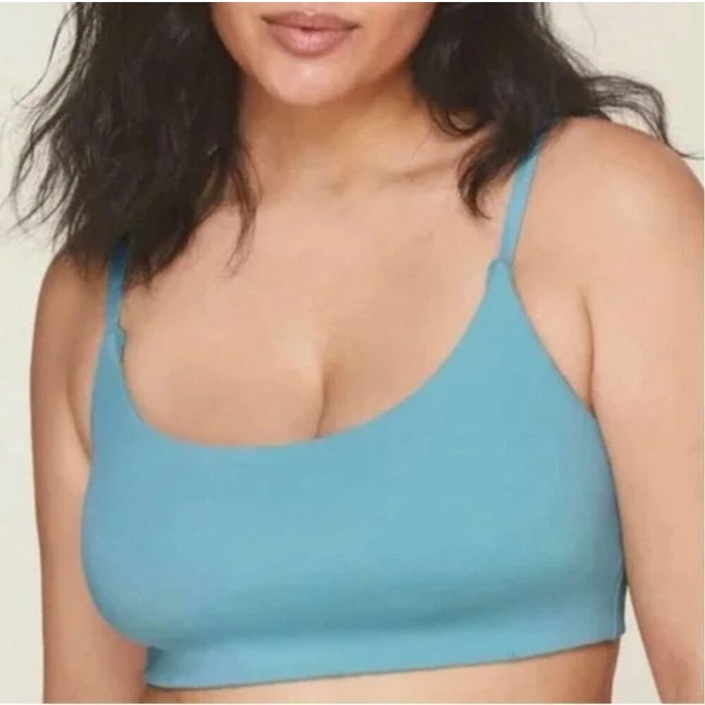Andie Swim The Maui Top in Bay NWT Size Large Bikini Top